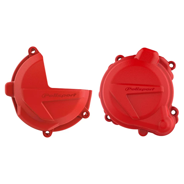 Kit Tapa embrague y encendido RR250/300 2T Xtrainer300 18-22 Polisport - rojo