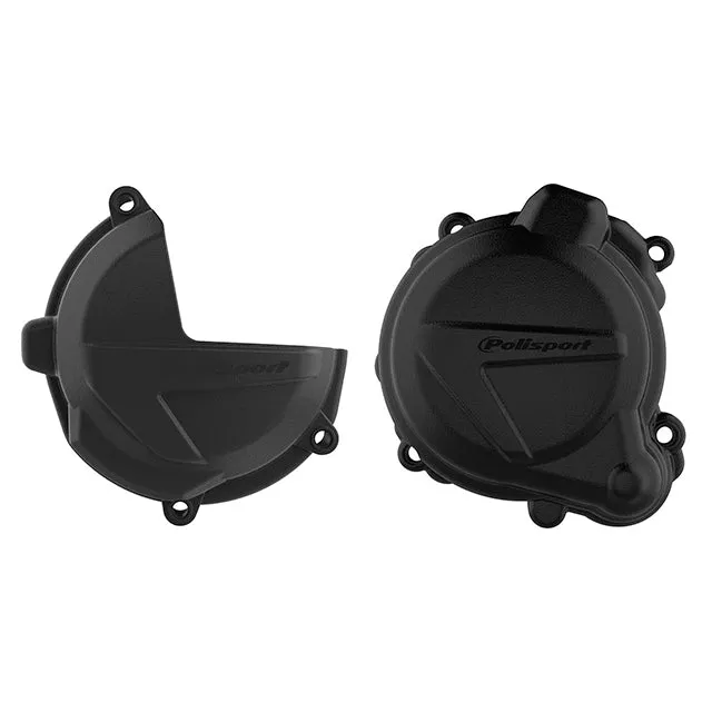 Kit Tapa embrague y encendido RR250/300 2T Xtrainer300 18-22 Polisport - negro