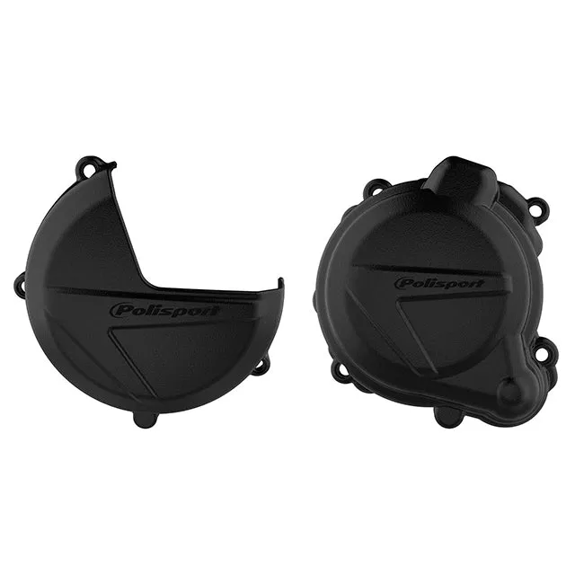 Kit Tapa embrague y encendido Beta Xtrainer 300 16-17 RR250/300 2T 13-17 Polisport - negro