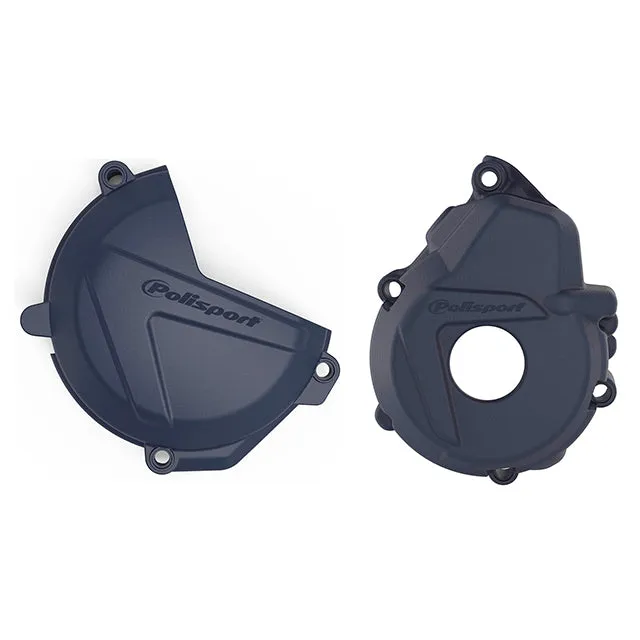 Kit Tapa embrague y encendido FE 250/350 17-18 Polisport - azul