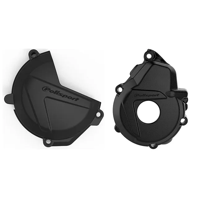 Kit Tapa embrague y encendido FE 250/350 17-18 Polisport - negro