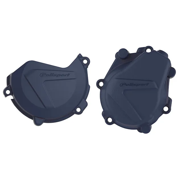 Kit Tapa embrague y encendido Husqvarna FC450 16-18 KTM SXF/XCF450 16-22 Polisport - azul