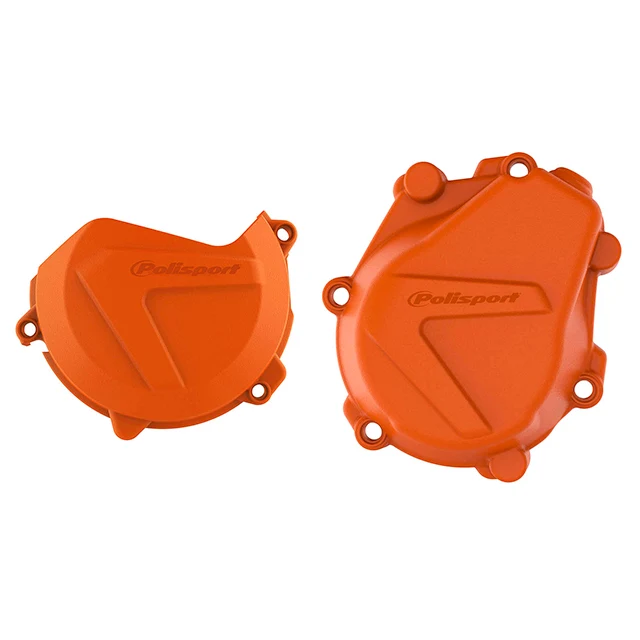 Kit Tapa embrague y encendido Husqvarna FC450 16-18 KTM SXF/XCF450 16-22 Polisport - naranja