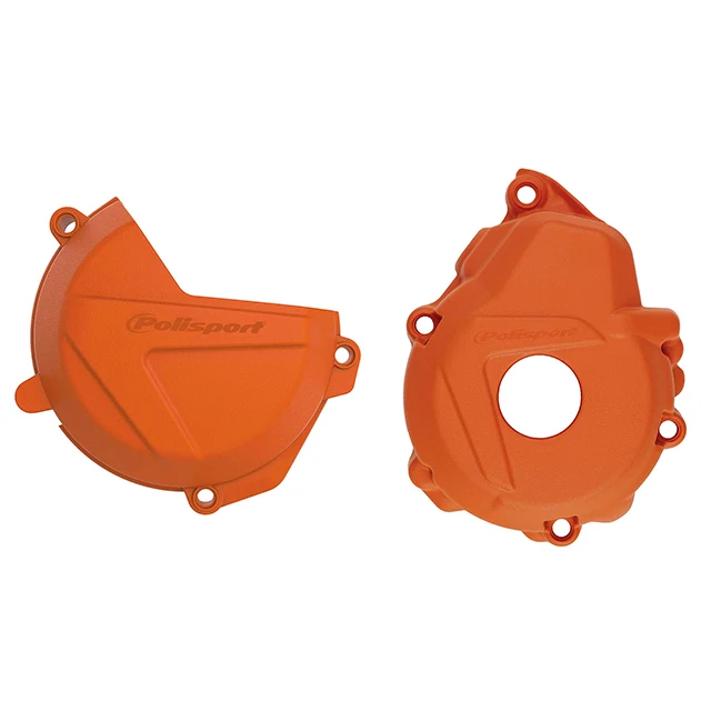 Kit Tapa embrague y encendido Husqvarna FE250/350 19-22 KTM EXCF/XCFW 250/350 17-22 Polisport - naranja
