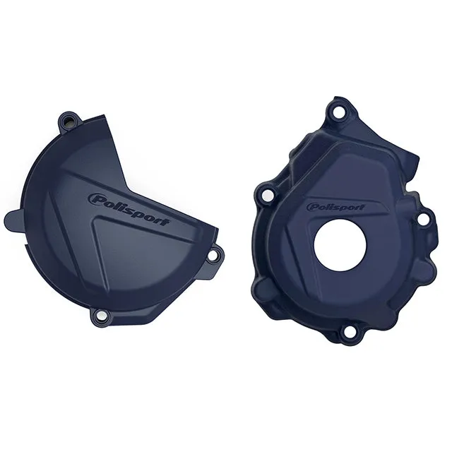 Kit Tapa embrague y encendido KTM SXF/XCF HUSQ FC 250/356 16-22 Polisport - azul