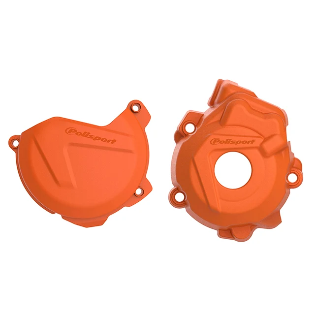 Kit Tapa embrague y encendido KTM SXF/XCF HUSQ FC 250/351 13-15 Polisport - naranja