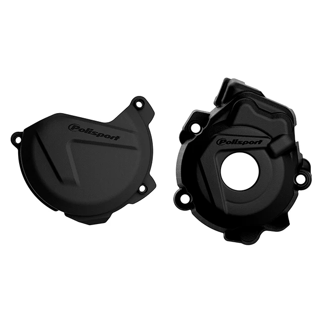 Kit Tapa embrague y encendido KTM SXF/XCF HUSQ FC 250/350 13-15 Polisport - negro