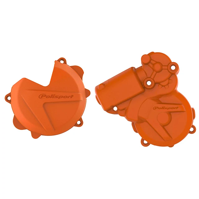 Kit Tapa embrague y encendido EXC/XCW 250/300 Husq TE250/300 13-16 Polisport - naranja