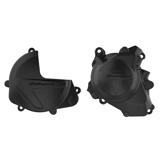 Kit Tapa embrague y encendido CRF450R 17-20 Polisport - negro