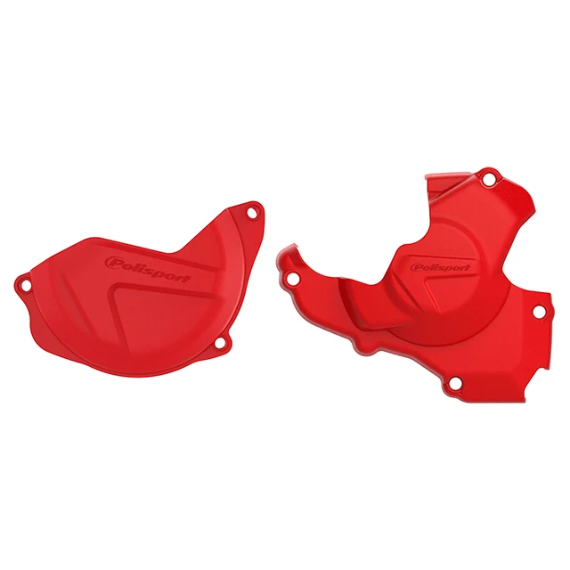 Kit Tapa embrague y encendido CRF450R 10-16 Polisport - rojo