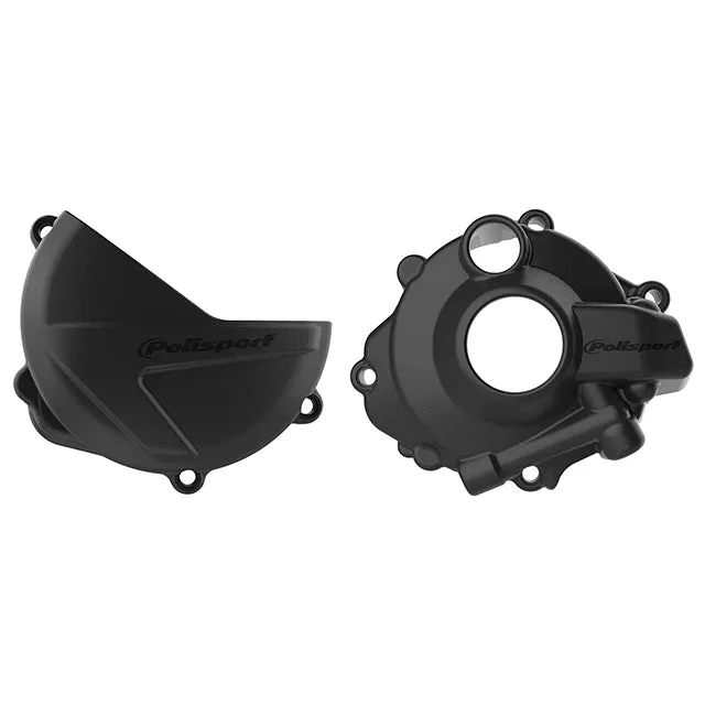 Kit Tapa embrague y encendido CRF250R 18-21 Polisport - negro
