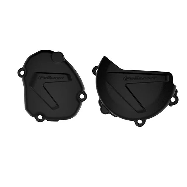 Kit Tapa embrague y encendido YZ125 08-21 Polisport - negro