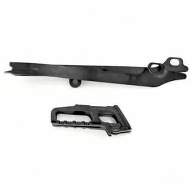 Kit Guia y Patín de cadena Suzuki RMZ450 05-06 RMZ250 07-09 RM125/250 01-06 Polisport - negro