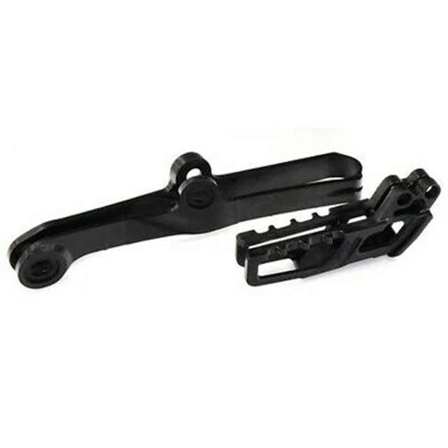 Kit Guia y Patín de cadena Kawasaki KX250F 04-05 Suzuki RMZ250 04-06 Polisport - negro