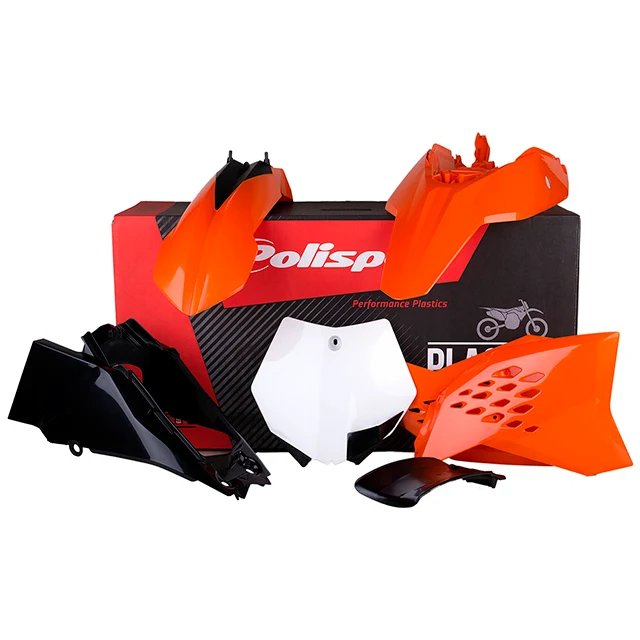 Kit de plásticos KTM 65SX 12-15 Polisport - OEM guardabarros naranja
