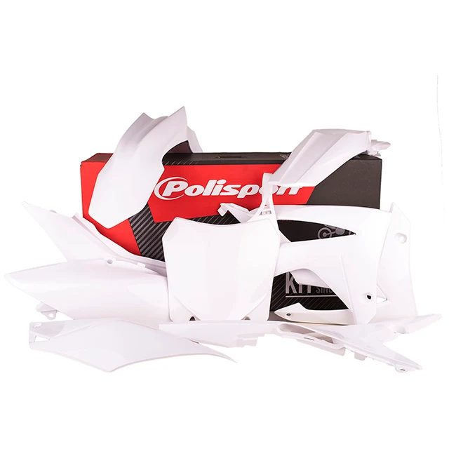 Kit de plásticos Honda CRF450R 13-16 CRF250R 14-17 Polisport - blanco