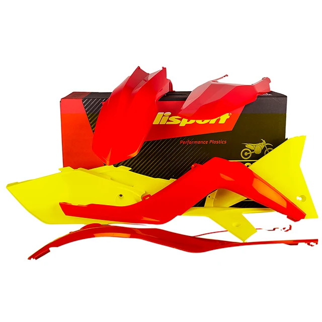 Kit de plásticos EC125/EC-E125/EC200/EC-E200/EC250/EC-E250/EC300/EC-E300 12-13 Polisport - OEM guardabarros rojo