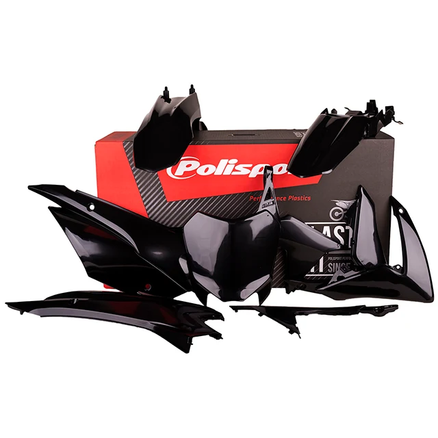 Kit de plásticos Honda CRF110F 13-18 Polisport - negro
