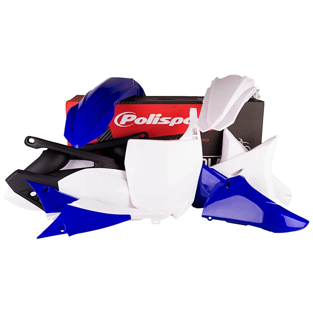 Kit de plásticos YZ450F 10-13 Polisport - OEM guardabarros blanco