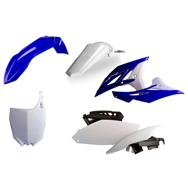 Kit de plásticos YZ250F 10-13 Polisport - OEM guardabarros blanco