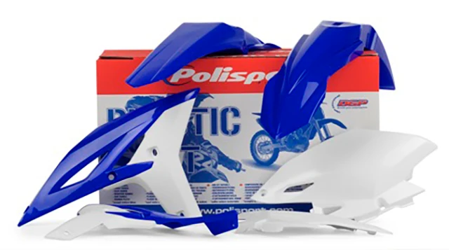 Kit de plásticos WR450F 12-15 Polisport - OEM guardabarros azul