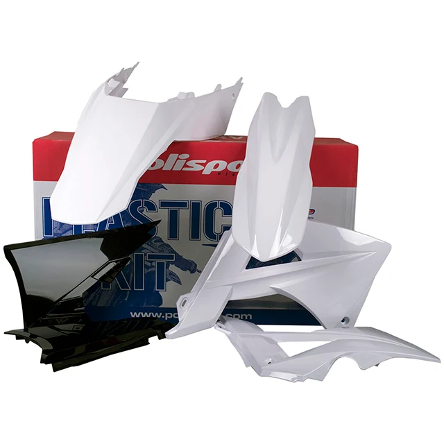 Kit de plásticos EC125/EC-E125/EC200/EC-E200/EC250/EC-E250/EC300/EC-E300/EC450/EC-E450 >2011 Polisport negro-blanco