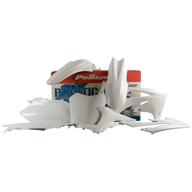 Kit de plásticos Honda CRF450R 11-12 CRF250R 11-13 Polisport - blanco