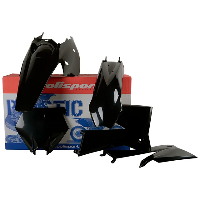 Kit de plásticos KTM XC 06-07 SX 05-06 Polisport - negro