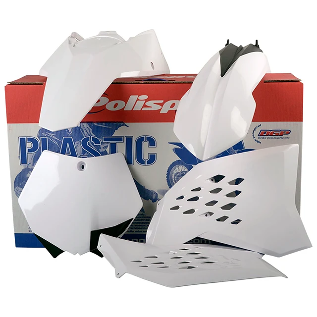 Kit de plásticos KTM XC 08-10 SX/SX-F 07-10 Polisport - blanco