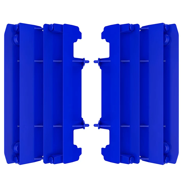 Aletines radiador Yamaha YZ125/250 05-21 Polisport - azul yam98