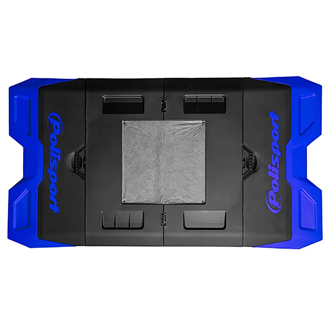 Alfombra plastica Polisport azul yam - negro