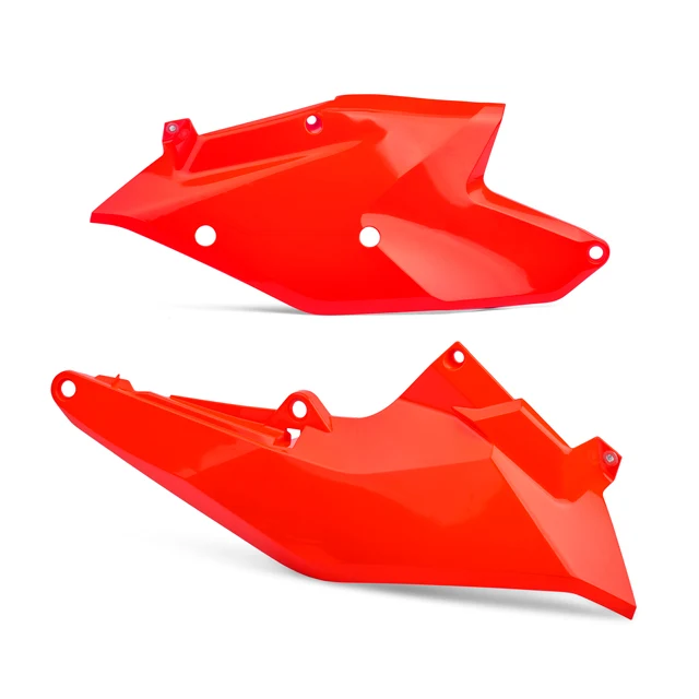 Tapas Laterales KTM 125/150SX 250/350/450SX-F 250/350/450XC-F 16-17 250/350/450/500 EXC-F 250/300XC 125/250/300EXC 17-19 250 SX 17-18 Polisport - naranja flúor