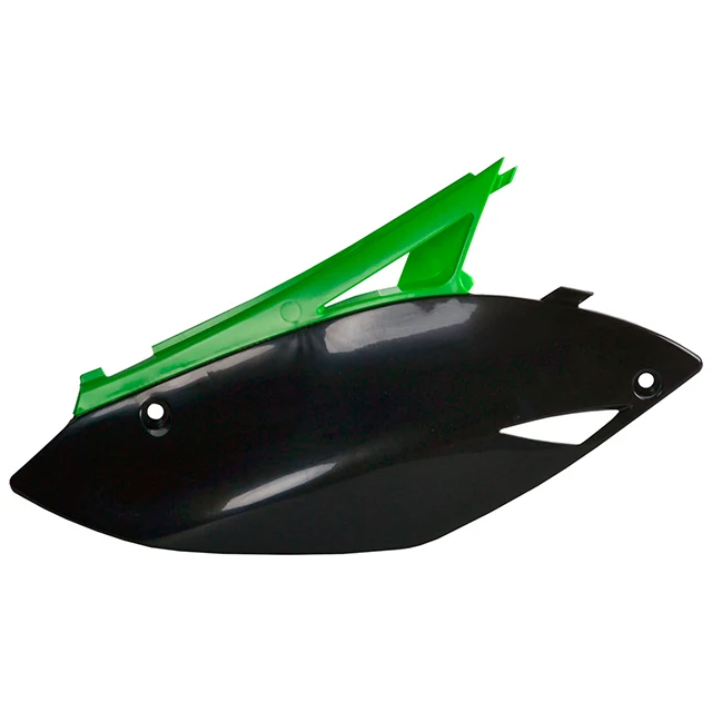 Tapas Laterales Kawasaki KX450F 09-11 KX250F 09-12 Polisport - negro-verde