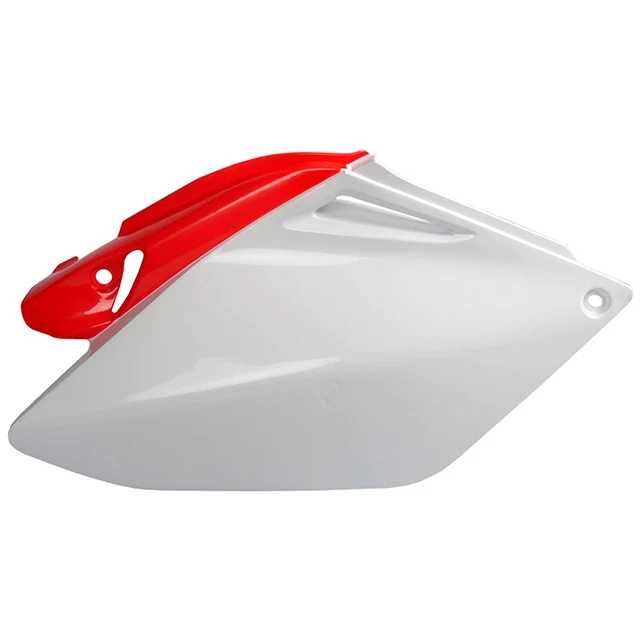 Tapas Laterales CRF250R 06-09 Polisport blanco-rojo CR04