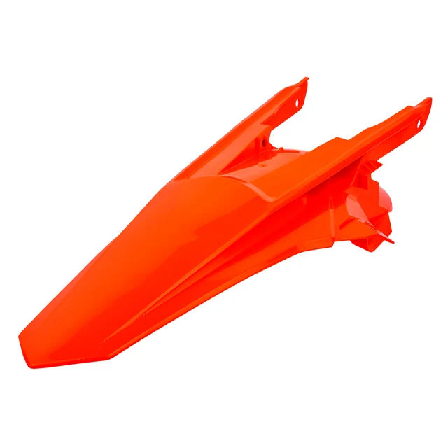 Guardabarros trasero KTM 250/350/450SX-F 125/150/250SX sin tapas laterales 16-18 Polisport - naranja flúor