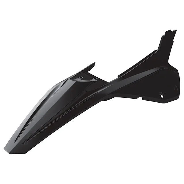 Guardabarros trasero y Tapas Laterales BetaRR250/300 2T 350/400/450 4T 20-22 Polisport - negro