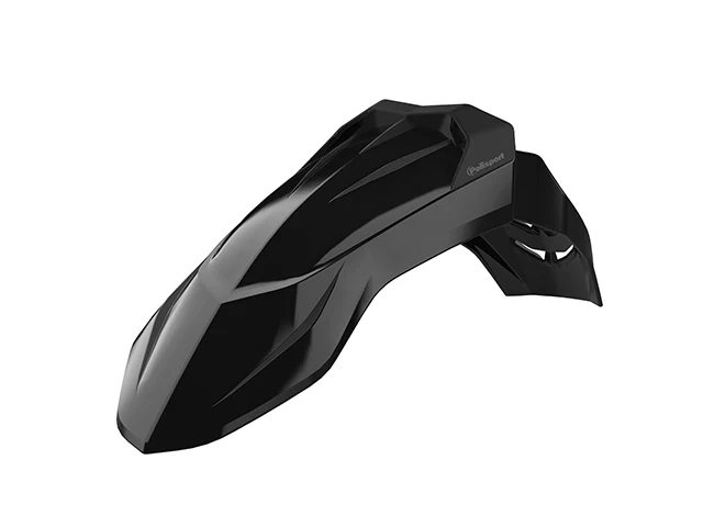 Guardabarros Supermoto sin agujeros Polisport - negro