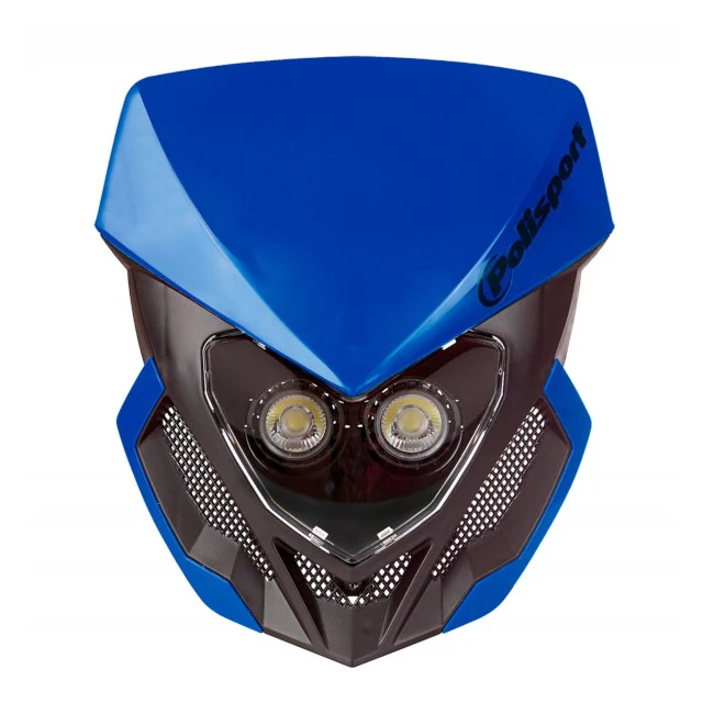 Careta Lookos EVO LED Polisport - azul-negro