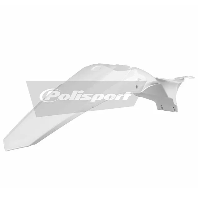 Guardabarros trasero Yamaha YZ450F 14-17 YZ250F 14-18 Polisport - blanco