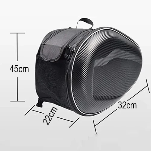 Sacoche cavalière moto étanche et universelle 36-58 litres