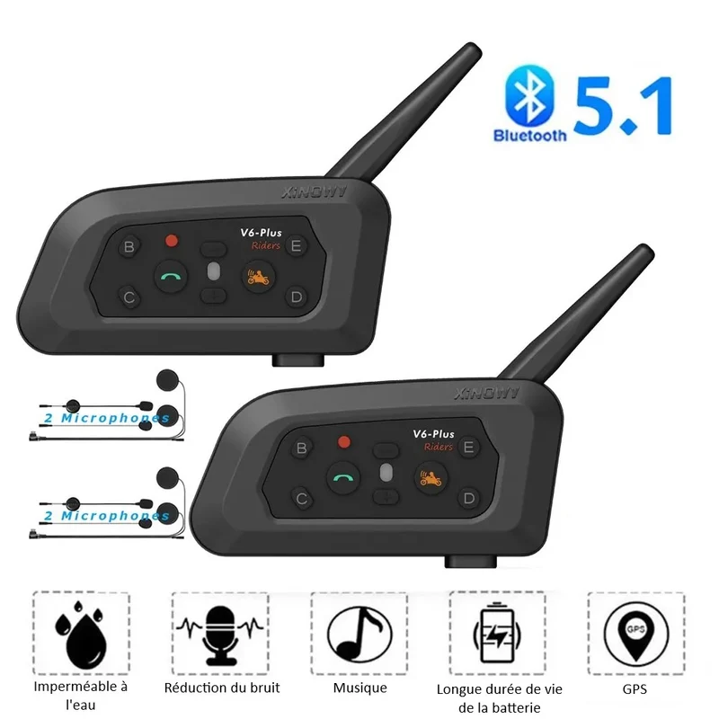 Intercom moto - V6 Plus