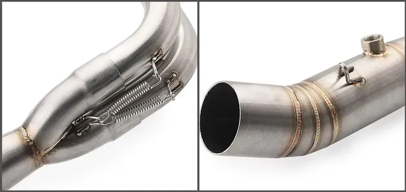 Motorcycle Full Exhaust System sc Muffler Pipe For Yamaha MT-07 FZ-07 MT07 FZ07 MT 07 2014-2021 XSR700 2014 - 2023