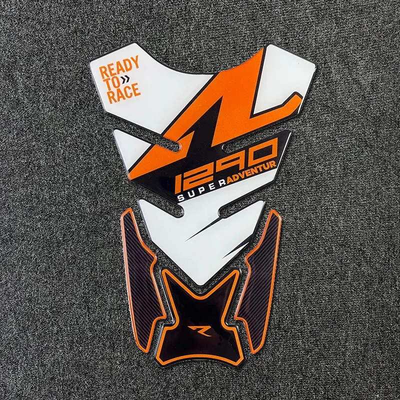 Motorcycle Fuel Tank 3D Sticker Decals Waterproof Decoration for Ktm 1290 SUPER ADVENTURE
