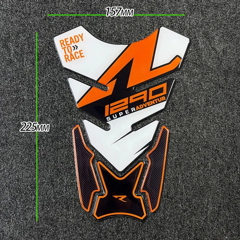 Motorcycle Fuel Tank 3D Sticker Decals Waterproof Decoration for Ktm 1290 SUPER ADVENTURE