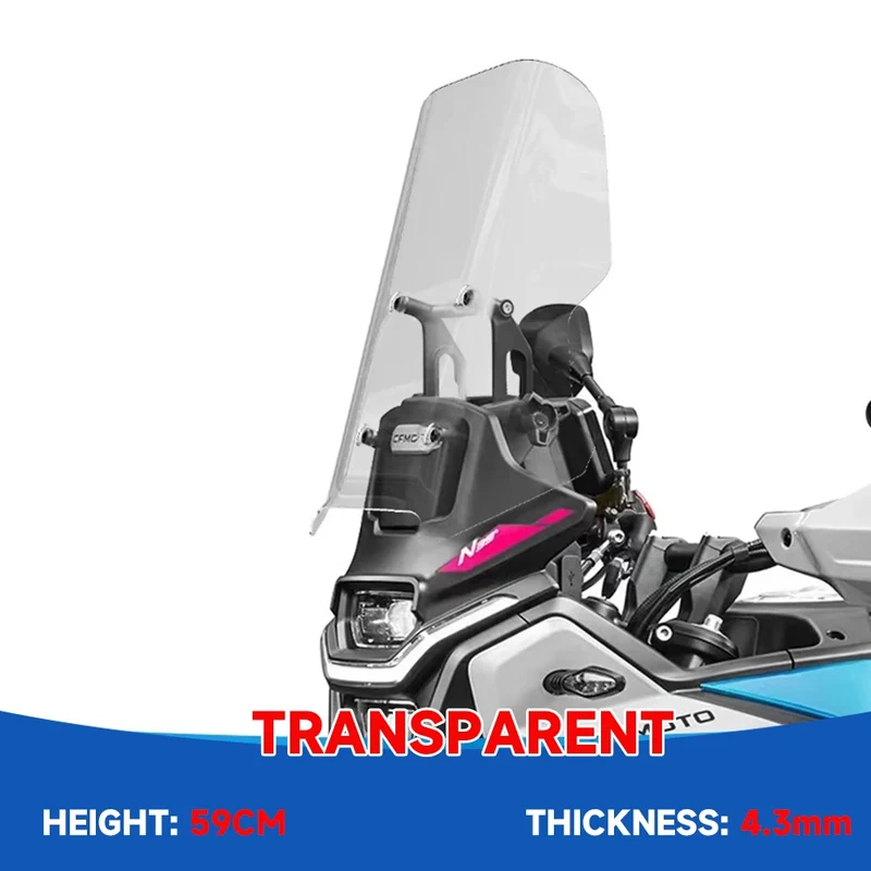 For CFMOTO 450MT 450 MT 450 IBEX 450 Motorcycle Accessori Windshield Windscreen Visor Wind Screen Deflector Kit MT450