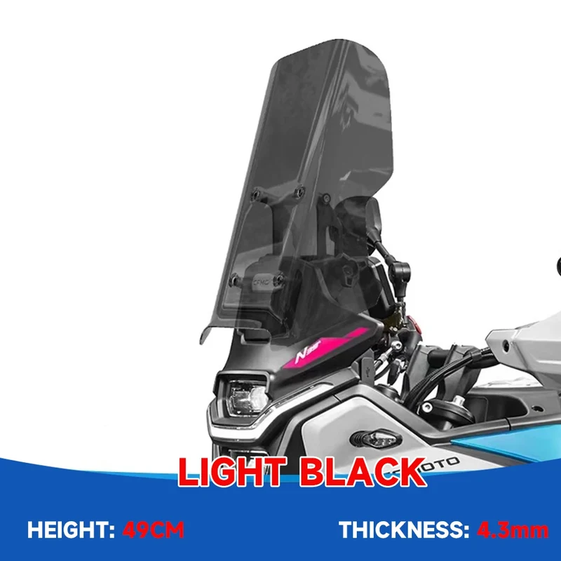 For CFMOTO 450MT 450 MT 450 IBEX 450 Motorcycle Accessori Windshield Windscreen Visor Wind Screen Deflector Kit MT450