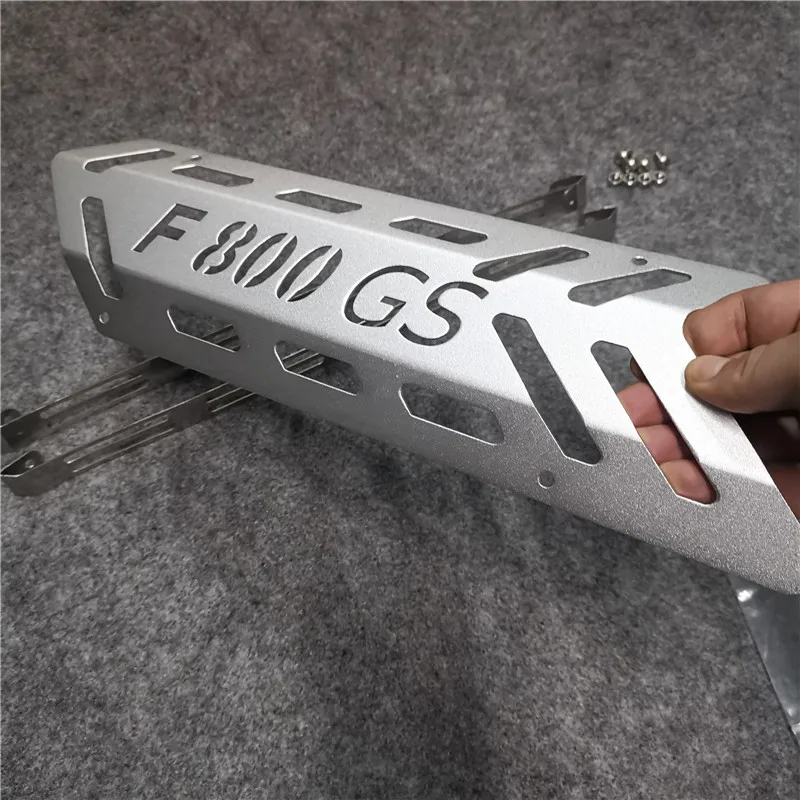 FOR BMW F650GS F700GS F800GS ADV 2008-2017 Motorcycle Parts Aluminum Exhaust Pipe Guard Cover