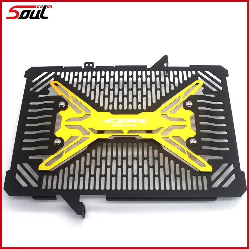 Stainless Steel Motorcycle Radiator Guard Radiator Grille Cover Fits For HONDA CBR650R 2019 2020 2021