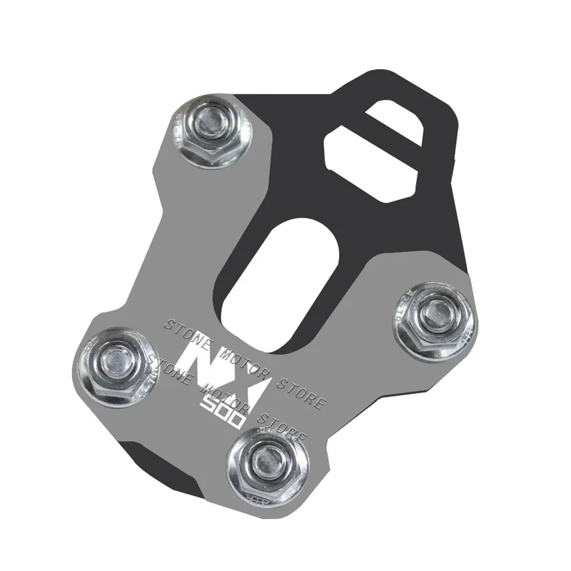 For HONDA NX500 NX 500 2023 2024 Motorcycle Side Stand Extension Pad Kickstand Enlarger