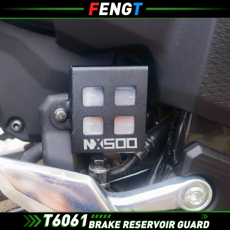 FOR HONDA NX500 2023 2024 Motorcycle Rear Brake Reservoir Guard Cover Pump Fluid Tank Oil Cup Case Protector Accessorie NX 500